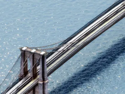 Brooklyn Bridge New York 3D model