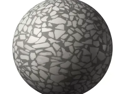 Stone Floor Mosaic Concrete-Terrazzo 04 Texture