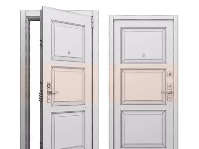 interior door  Low-poly 3D model