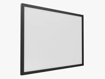 Billboard horizontal mockup 02 3D model