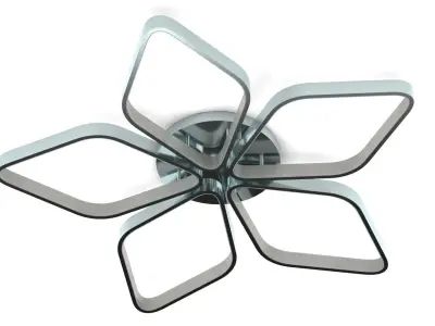 Modern ceiling lamp collection 3D Model Pack