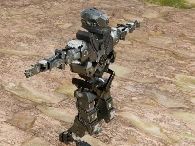 BM-01 Low-poly 3D model