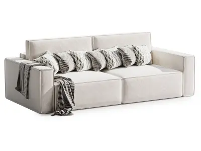 Ebi sofa 3 raund 3D model