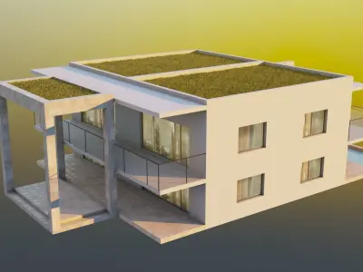 Small House 01 Low-poly 3D model