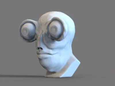 Alien TR Bust 3D print model