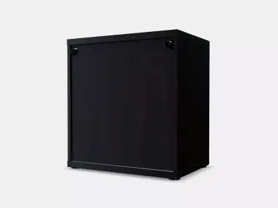 BESTA Shelf unit with glass door 14 3D model purchase