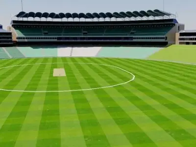  Wanderers Stadium - Johannesburg Low-poly 3D model