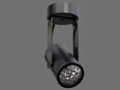 Spotlight 2 wall lamp Low-poly 3D model