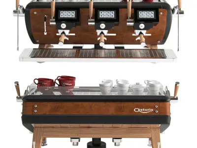 Astoria coffee machines  3D Model Pack