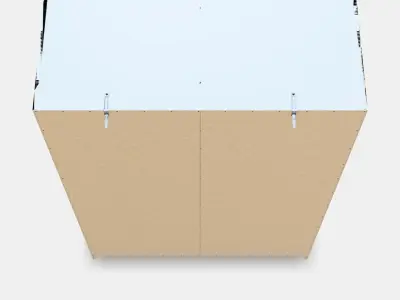 KLEPPSTAD Wardrobe with sliding doors 3D model