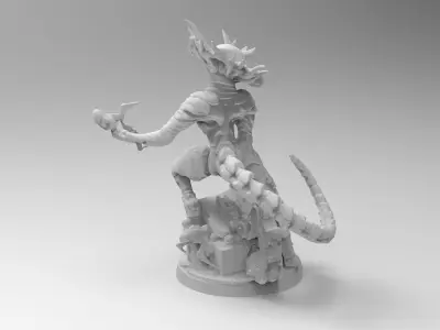Queen - Alien - Xeno of Nemesis 3D print model