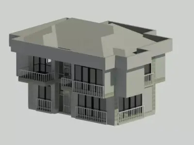 Villa model 3D model