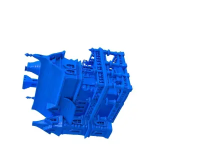 Halloween Ghost - Haunted House -Halloween Graveyard  3D print model