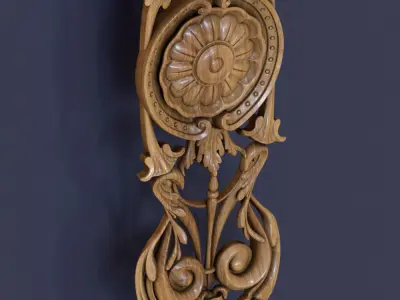 Stucco molding 3D model