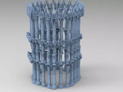 Tower Pillar of Artemis 3D model
