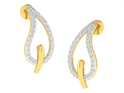 Diamond locket set for Women 3D print model get