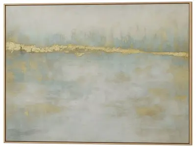 Set of 3 Abstract Paintings in Frames 3D model 101