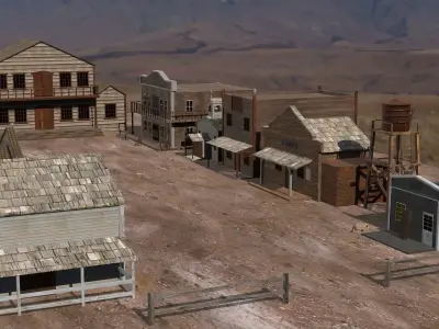 Western Pack 3D model