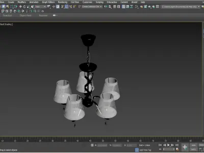 Freya Monique Chandelier 3D model buy