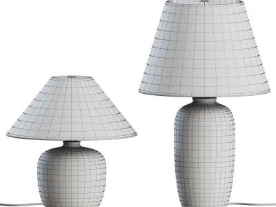 Torso Table Lamp By MENU 3D model