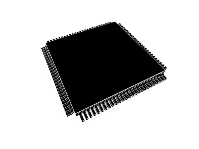 Chip v1 002 Low-poly 3D model