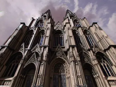 Cathedral Cologne 3D model