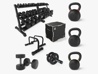 CrossFit Gym Equipment Set 
