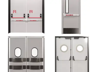 Industrial Doors 3D model