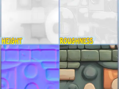 Stylized Wall Seamless Texture Texture 75