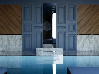 Interior - Indoor Pool - 260723 3D model