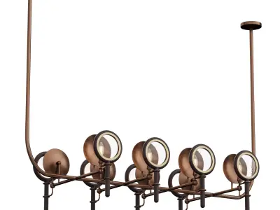 ALICE CHANDELIER - EIGHT ARM 3D model