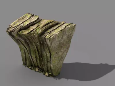 Explore the mountains - Rocks 07 3D model