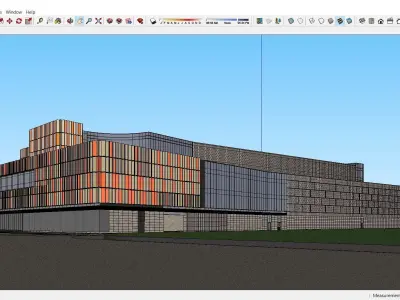 Sketchup Shopping Center E6 3D model