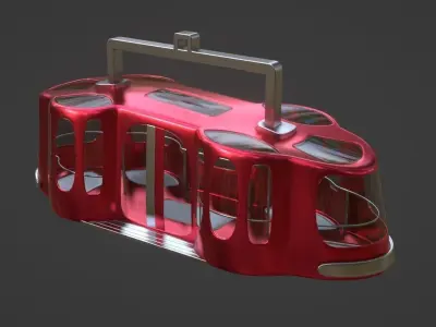 Hanging Cabin 3D model