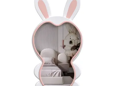 Rabbit floor mirror 3D model