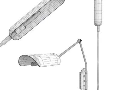 ELVIS sconce Low-poly 3D model