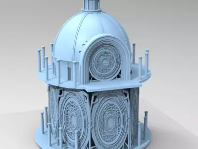 DR Strange Tower 1 3D model