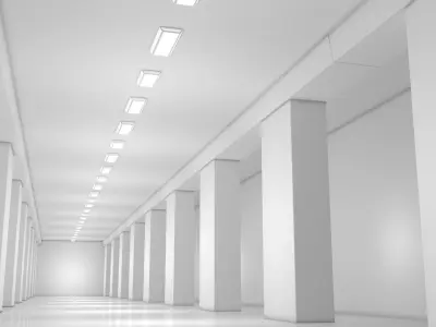 Sci Fi Room Low-poly 3D model