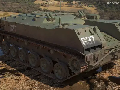  BTR-ZD Armored Personnel Carrier Green 