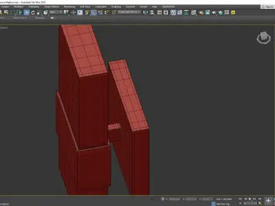AVAIL BRASS MODERN  Low-poly 3D model