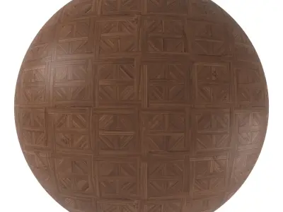 Parquet - Laminate - Wooden floor 4 in 1 3D model 6