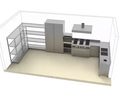 KITCHEN 71 3D model