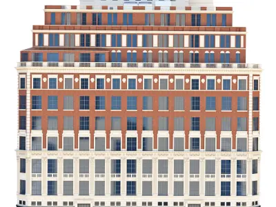 Saks 5th Ave New York building 3D model