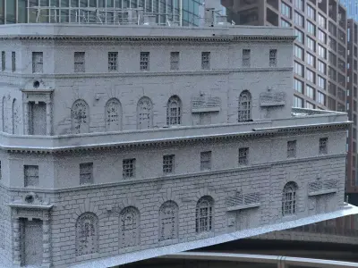 City High Street model 3D model