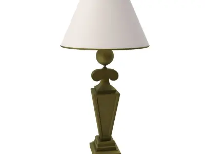 Bronze lamp 3D model