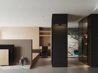 Living Room Interior Scene for 3DMAX and Corona Renderer  3D model purchase