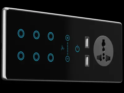 Elegant Touch Socket 3D model