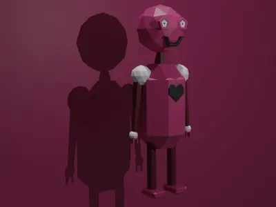 Cuterobot ---LOL 245 Low-poly 3D model