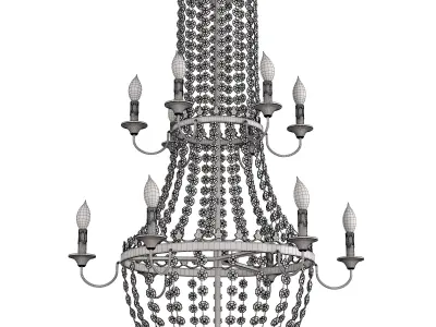 TOCHIC Crystal Chandelier 3D model