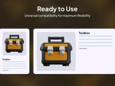 10 3D Construction Icon Pack 1 3D model